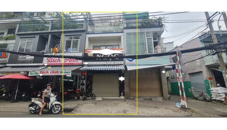 Cho thuê nhà Mặt Tiền Huỳnh Thiện Lộc 48m², 2Lầu - CẠNH TRƯỜNG HỌC